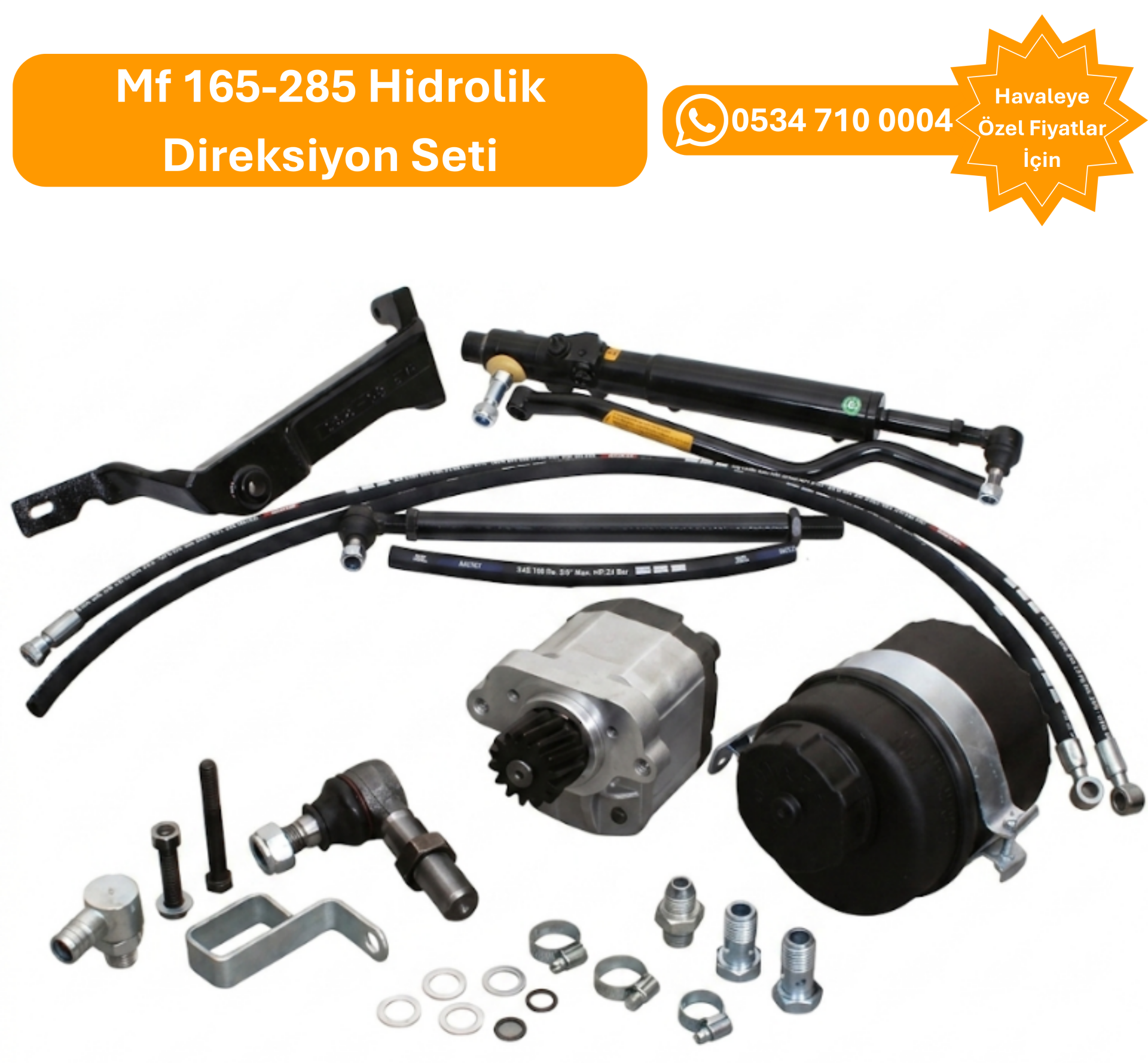 Mf 165-285 Hidrolik Direksiyon Seti