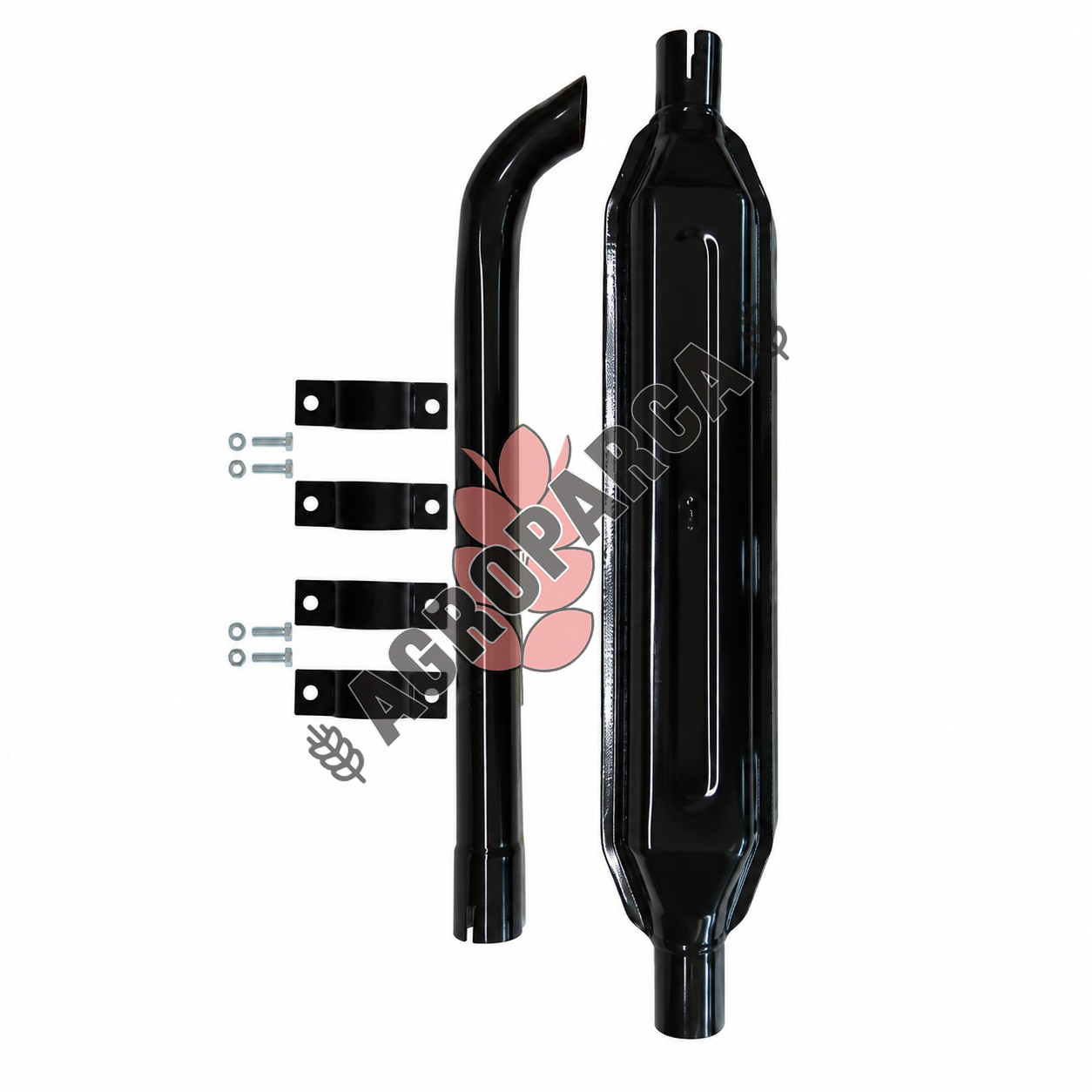 Fiat 55-46 Traktör Dikey Egzoz Borusu ve Kelepçe Takımı 4997325