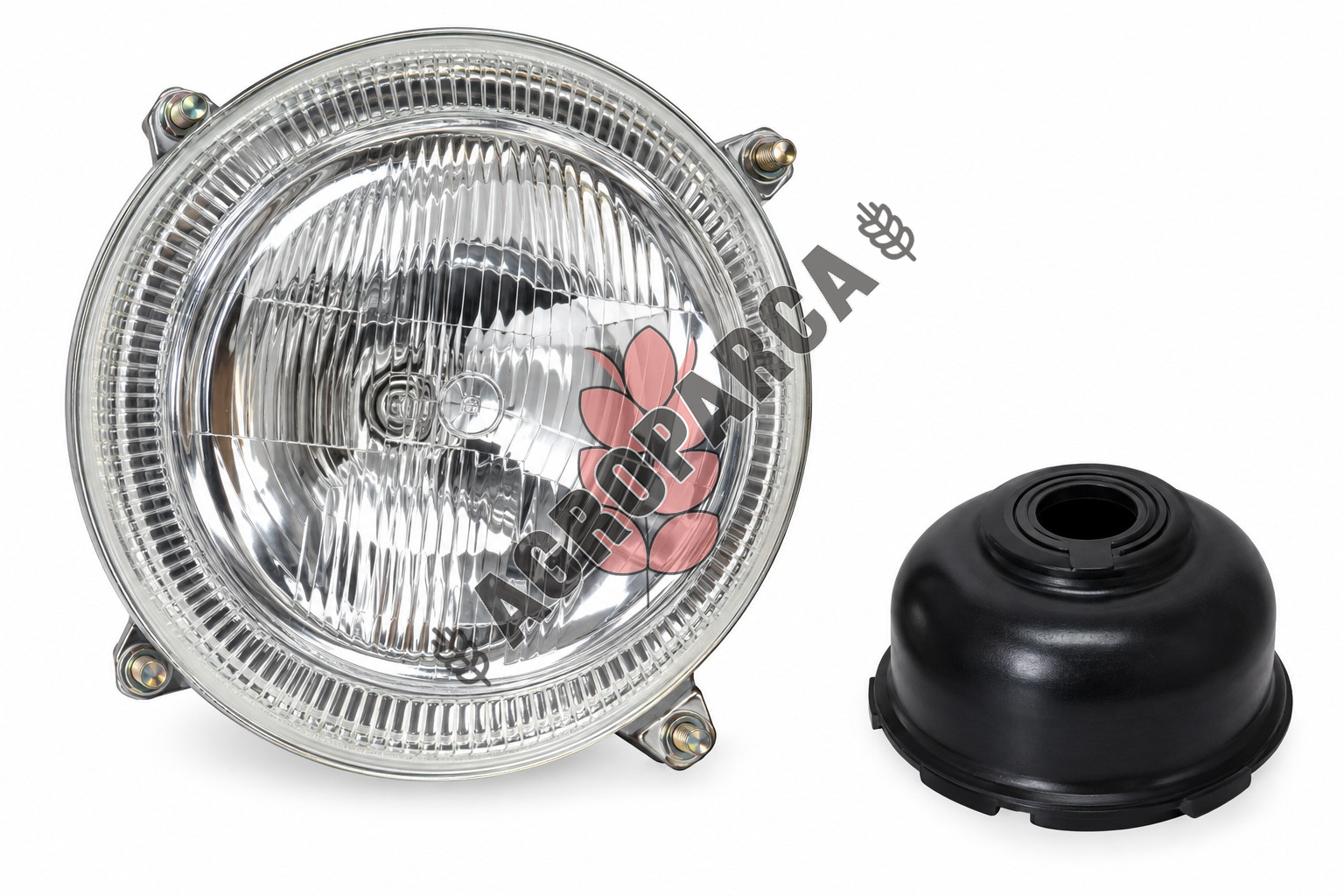 Massey Ferguson 240 255 285 Yuvarlak Gömme Ön Far Reflektörü 1672770M91