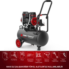 CMC 24 Litre Sessiz Yağsız Hava Kompresörü 2 Hp