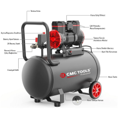 CMC 50 Litre Sessiz Yağsız Hava Kompresörü 2 Hp