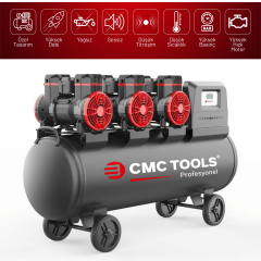 CMC CMC-0914 100 Litre Sessiz Yağsız Hava Kompresörü 6 Hp
