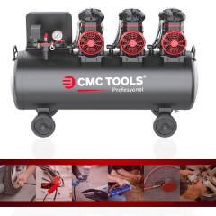 CMC CMC-0914 100 Litre Sessiz Yağsız Hava Kompresörü 6 Hp