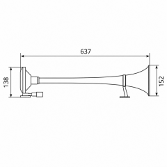 12V Marin Korna | Su Geçirmez Tekne Yat Kornası 12 Volt Güçlü Ses