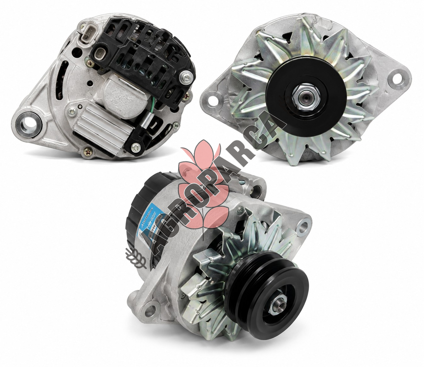 New Holland Tümosan Erkunt Alternatör 12V 65A Çift Kasnak Şarj Dinamosu 63396560